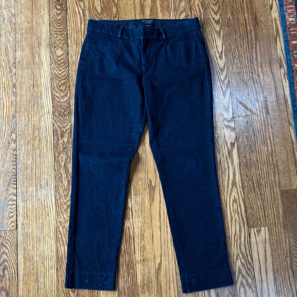 Dark Denim Crop Jeans